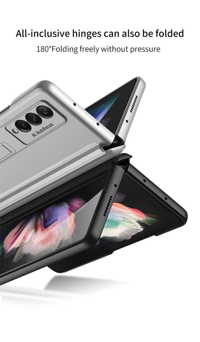 Magnetic Hinge with Stand Case For Samsung Galaxy Z Fold 3 - Premium Mobile Phone Cases from Dressmycell.com - Just $38.00! Shop now at Dressmycell.com Magnetic Hinge with Stand Case For Samsung Galaxy Z Fold 3 - Premium Mobile Phone Cases from Dressmycell.com - Just $38.00! Shop now at Dressmycell.com